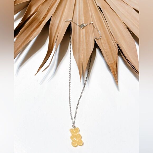 Yellow gummy bear necklace F21 - Picture 1 of 2